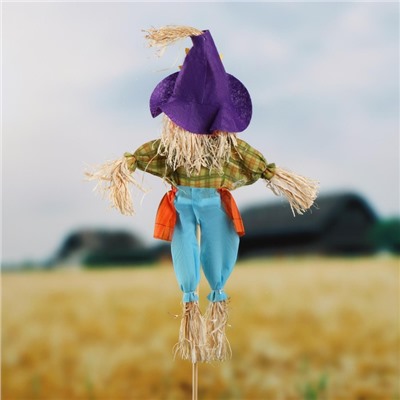 Огородное пугало «Тыква», h=80 см, МИКС, Greengo