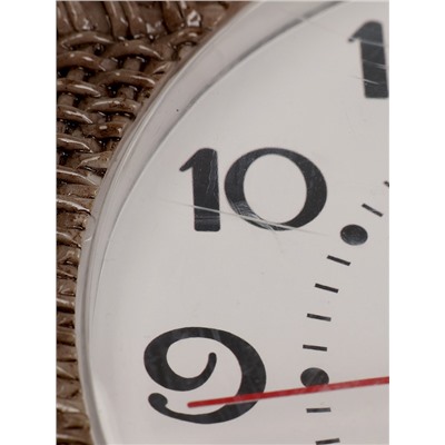 УЦЕНКА Часы настенные «Овощи», для кухни, плавный ход, d=17 см, 27×34 см, бесшумные