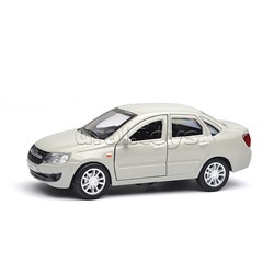 Машина металл LADA granta 11,5 см, (двери, серебристый) инерц, в коробке