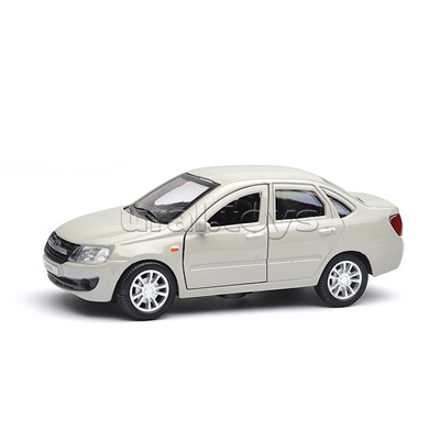 Машина металл LADA granta 11,5 см, (двери, серебристый) инерц, в коробке