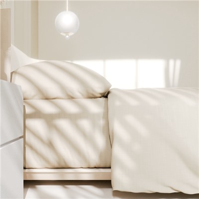 Постельное бельё 1.5-спальное «Этель» Vanilla sky, поплин
