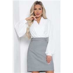 Юбка Кокетка (серая) Ю12449-41