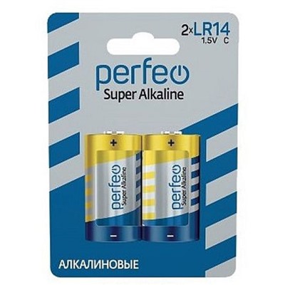 Элемент питания  LR14 2BL Super Alkaline (20/160)				 Perfeo