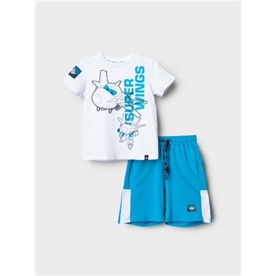 Комплект трикотажный для мальчиков: фуфайка (футболка), шорты