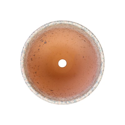 Горшок для цветов «Пряности», 800 мл, d=12 см, h=10.5 см, керамический, с поддоном, белый