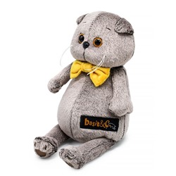 Мягкая игрушка «Кот Басик в галстуке - бабочке», 19 см