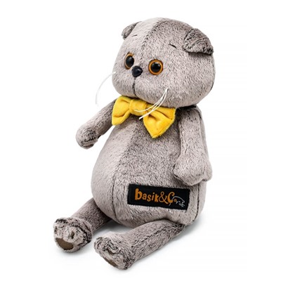 Мягкая игрушка «Кот Басик в галстуке - бабочке», 19 см