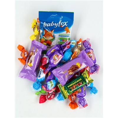 Сладкий детский новогодний подарок «Весёлого нового года», конфеты 300 г, 3Д конструктор