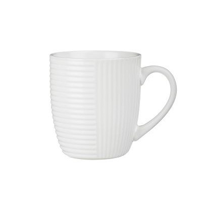 Кружка 400мл, Монблан керамика, белый MILLIMI 6/24