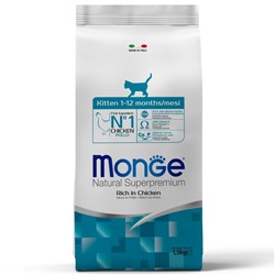 Сухой корм Monge Cat для котят, 1.5 кг