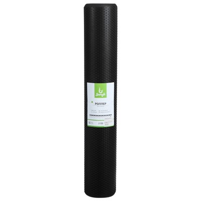 Ролик массажный Sangh, 90×15 см, чёрный