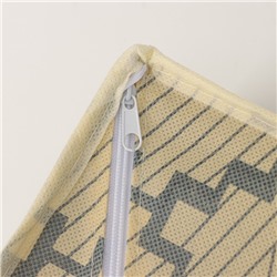 Органайзер для хранения белья Доляна «Гэтс», 8 ячеек, 28×14×10 см, бежевый