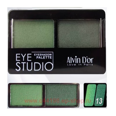 Alvin D`or Тени для век двойные Eye Studio тон 13 AES14
