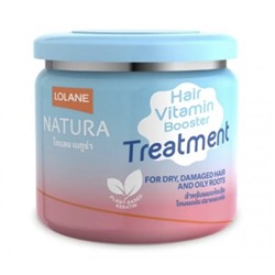 Маска - бустер Lolane для сухих и поврежденных волос с жирными корнями 250гр