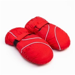 Варежки зимние детские MINAKU, красные, размер 16 (18 см)