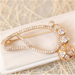 Брошь золото H01-10737