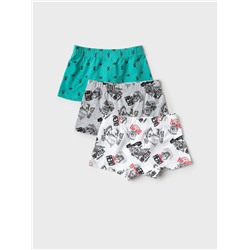 Трусы трикотажные для мальчиков - боксеры, 3 шт в комплекте