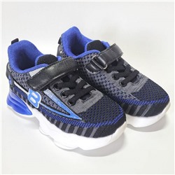 B867-2 черн Кроссовки для мальчиков (26-31)/12