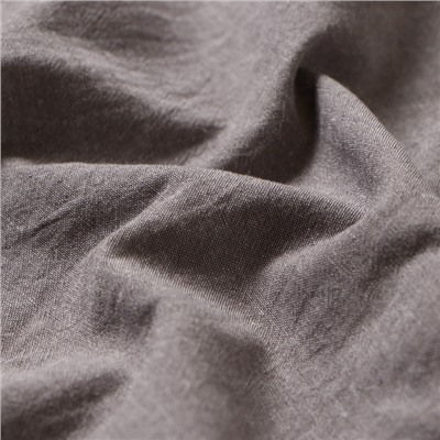 Простыня на резинке 1.5-спальная «Этель» Denim, 160×200+25 см, серая, жатый хлопок