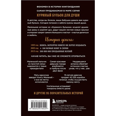 435914 Эксмо Джек Кэнфилд, Марк Виктор Хансен, Эми Ньюмарк "Куриный бульон для души. 101 лучшая история (лучшая цена)"