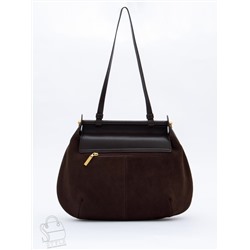 Сумка женская кожаная 1044M coffee Polina&Eiterou