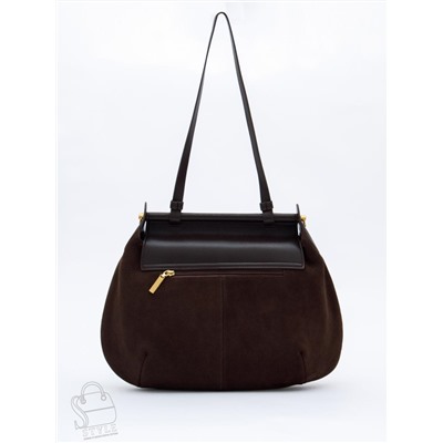 Сумка женская кожаная 1044M coffee Polina&Eiterou