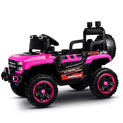 Электромобиль детский "Покоритель гор" (цвет розовый)