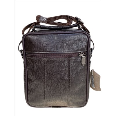 Сумка мужская из натуральной кожи, цвет коричневый