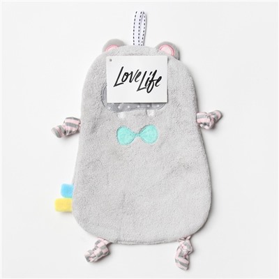 Полотенце для рук LoveLife «Бегемот», 30×21 см, микрофибра