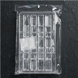Форма для конфет и шоколада «Фигурный батончик», 20×12×2.5 см, 20 ячеек 3.3×1.6×0.8 см, прозрачная