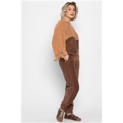 Костюм флисовый Уютный дуэт (шоколадный) К14966-10М