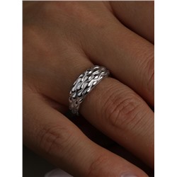 Серьги из серебра родированные С5222р