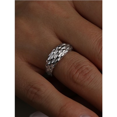 Серьги из серебра родированные С5222р