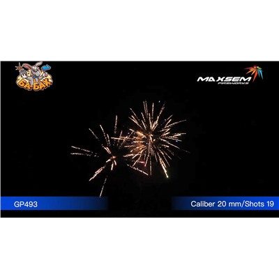 Фейерверк GP493 Пламя / FLAME (0,8" х 19)