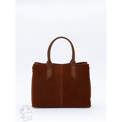 Сумка женская кожаная 1019M brown Polina&Eiterou