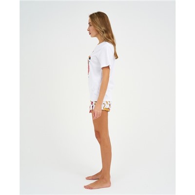 Пижама женская новогодняя (футболка и шорты) KAFTAN «Тигры» р.44-46