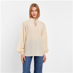 Блузка женская MINAKU: Enjoy, размер 44, цвет молочный