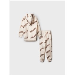 Комплект трикотажный для девочек: толстовка, брюки