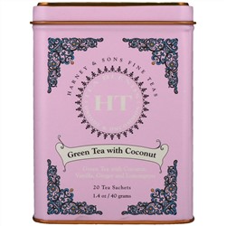 Harney & Sons, Green Tea with Thai Flavors, 20 Tea Sachets, 1.4 oz (40 g)