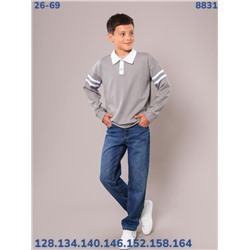 Джемпер 8831 серый