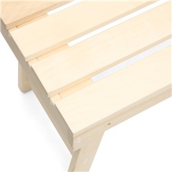 Лавка деревянная, 100×44×43 см, складная, липа