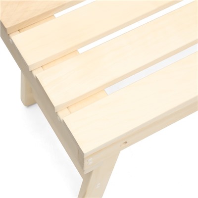 Лавка деревянная, 100×44×43 см, складная, липа