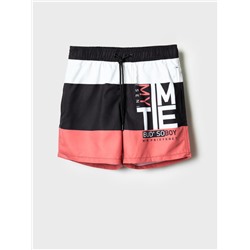 Шорты текстильные плавательные для мальчиков, средней длины