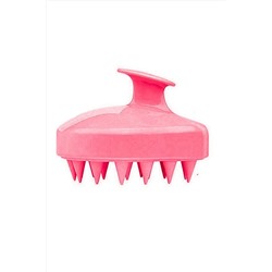 Nail Art Массажная силиконовая щетка для мытья волос и кожи головы, розовый KRISTALLER, 1106124