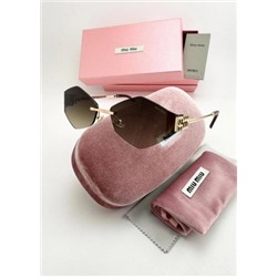 Набор женские солнцезащитные очки, коробка, чехол + салфетки #22770498