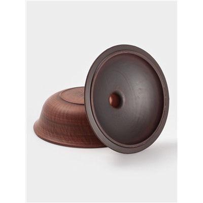 Форма для запекания с крышкой, 550 мл., 16×11 см, красная глина