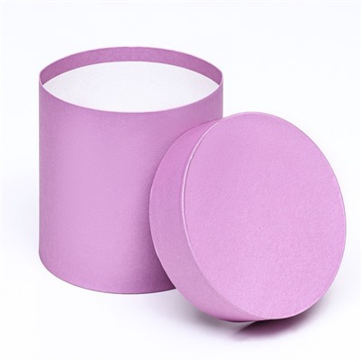 Набор круглых подарочных коробок 5 в 1 «Пудра», 20×20×20‒13.5×13.5×13.5 см