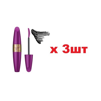 MaxFactor Тушь для ресниц False lash effect Clump Defy Mascara 13.1мл Black 3шт