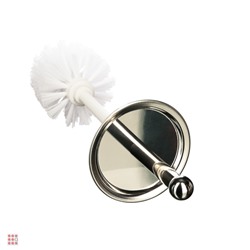 VETTA Ёрш для туалета напольный, хром, нерж.сталь 9,5x38 см