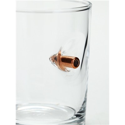 Стакан для виски, непробиваемый, с пулей «ВКС», 250 мл